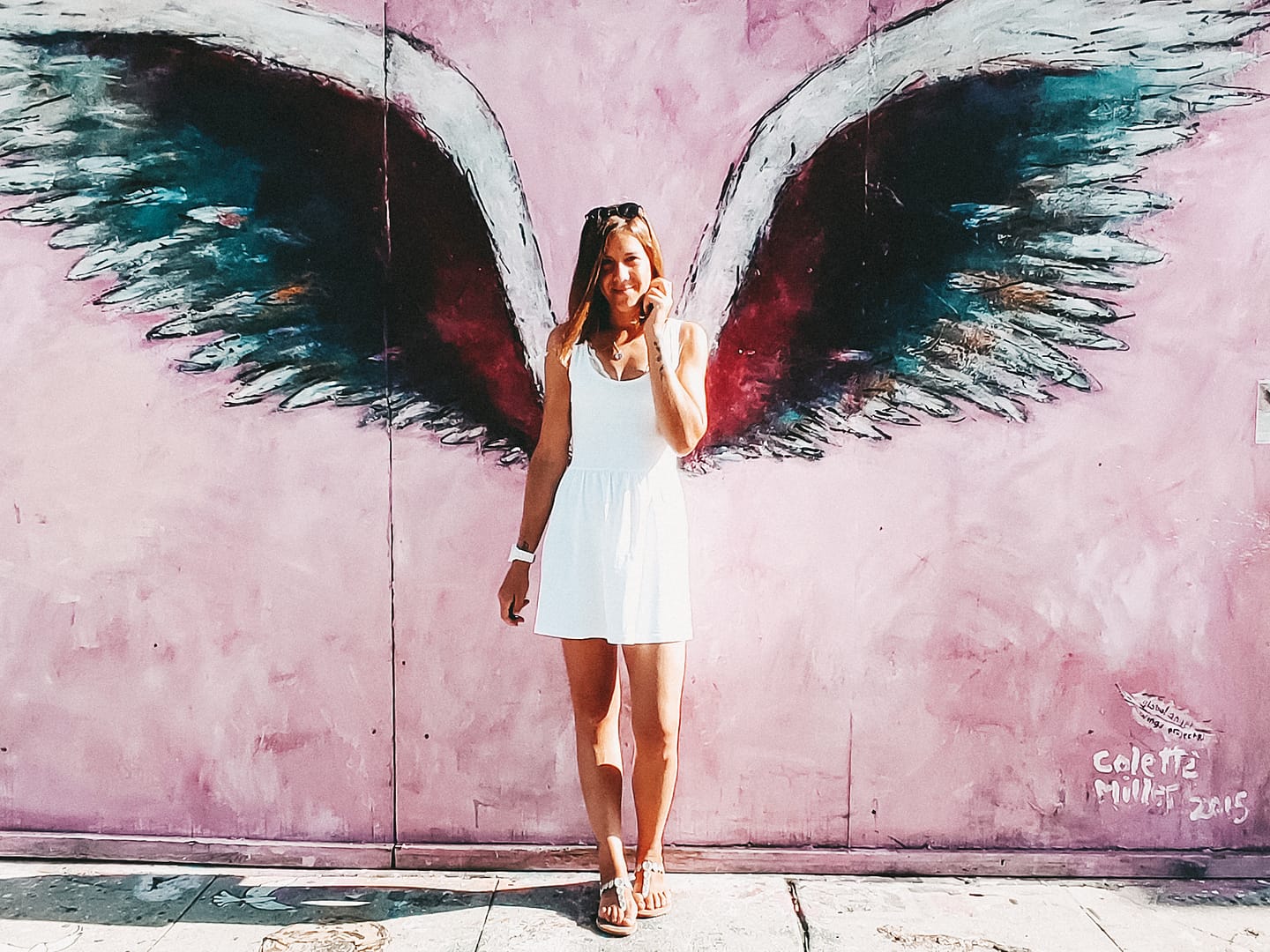 Los Angeles Melrose Avenue Angel Wings